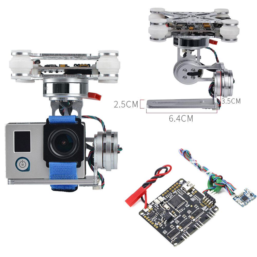 Drone Gimbal 3 Axis - RCTOSKY-Support de caméra à cardan sans