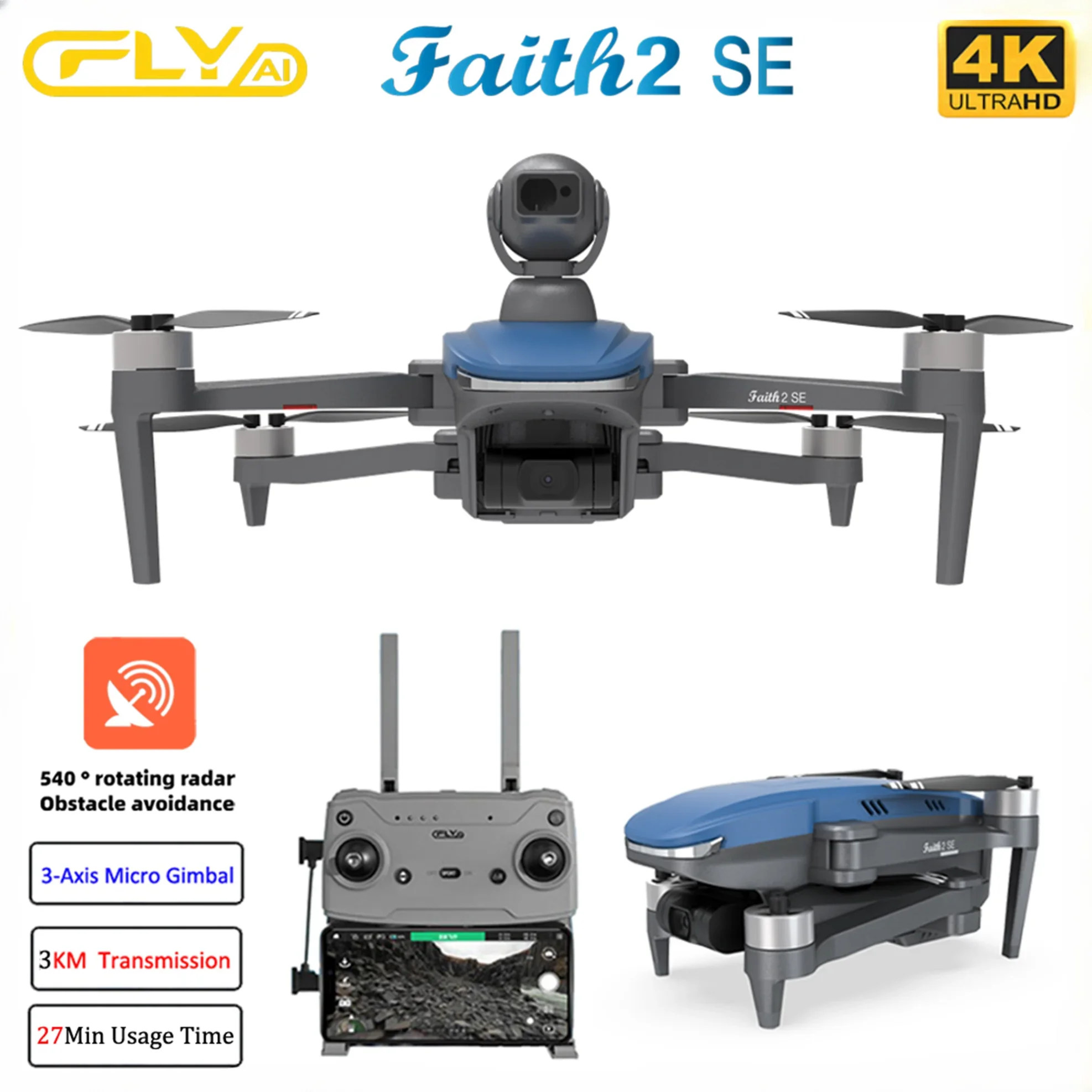 Drone Gimbal Case - Faith 2 SE avec 540 °
