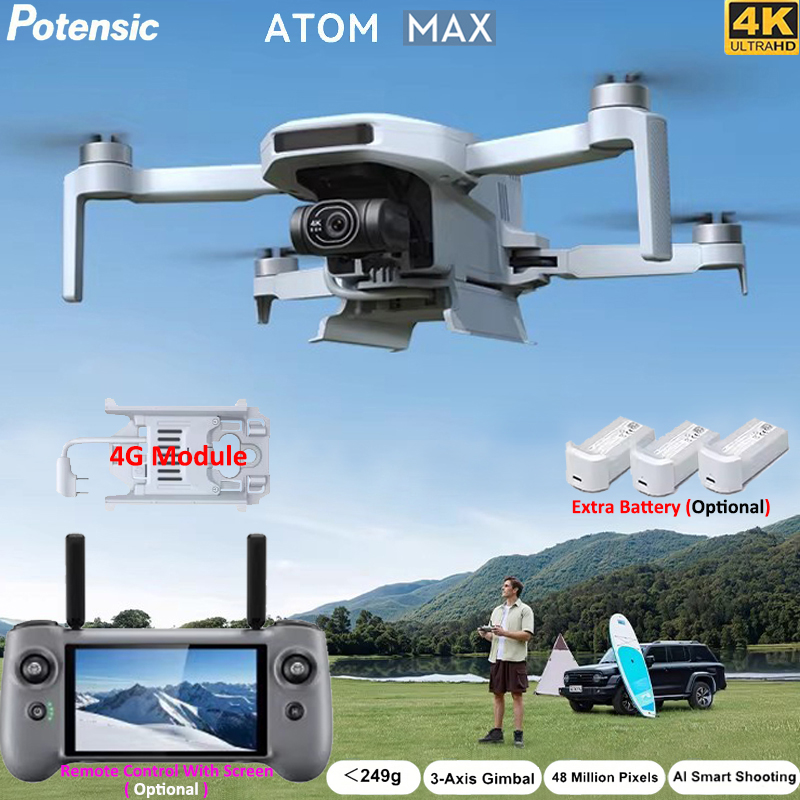 Drone Gimbal 2 Axis - Drone Potensic ATOM MAX avec télécommande