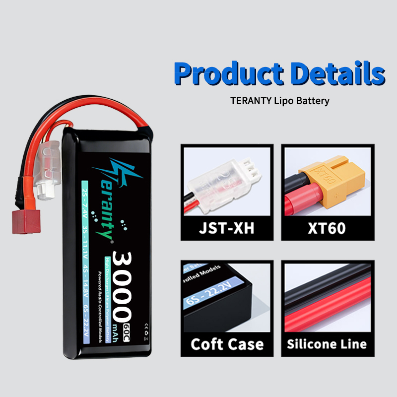 Batterie Lipo TERANTY 2S 3000m - Drone Gimbal Controller avis et prix