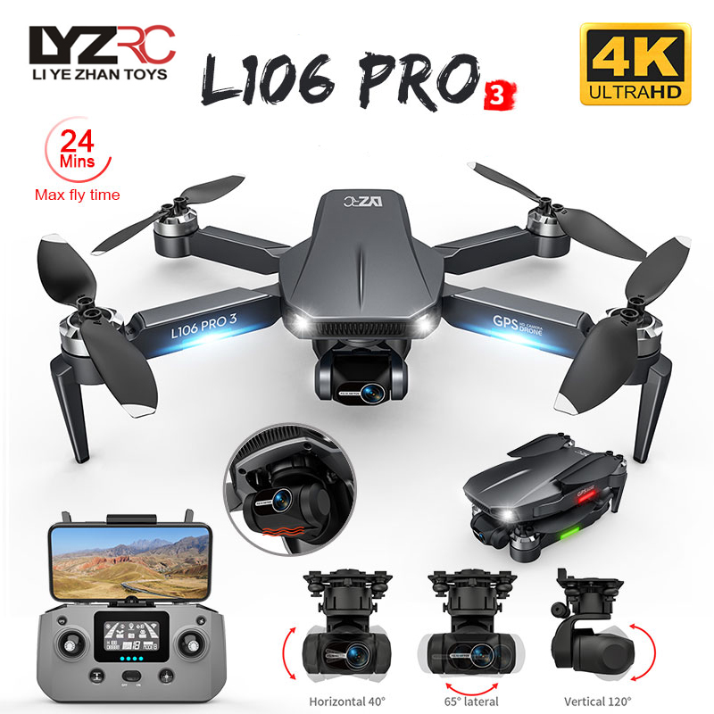 Drone L106 Pro 3 5G WIFI FPV P - Drone Gimbal 3 Axis avis et prix